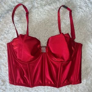 Victoria Secret Cupped bow bra top
